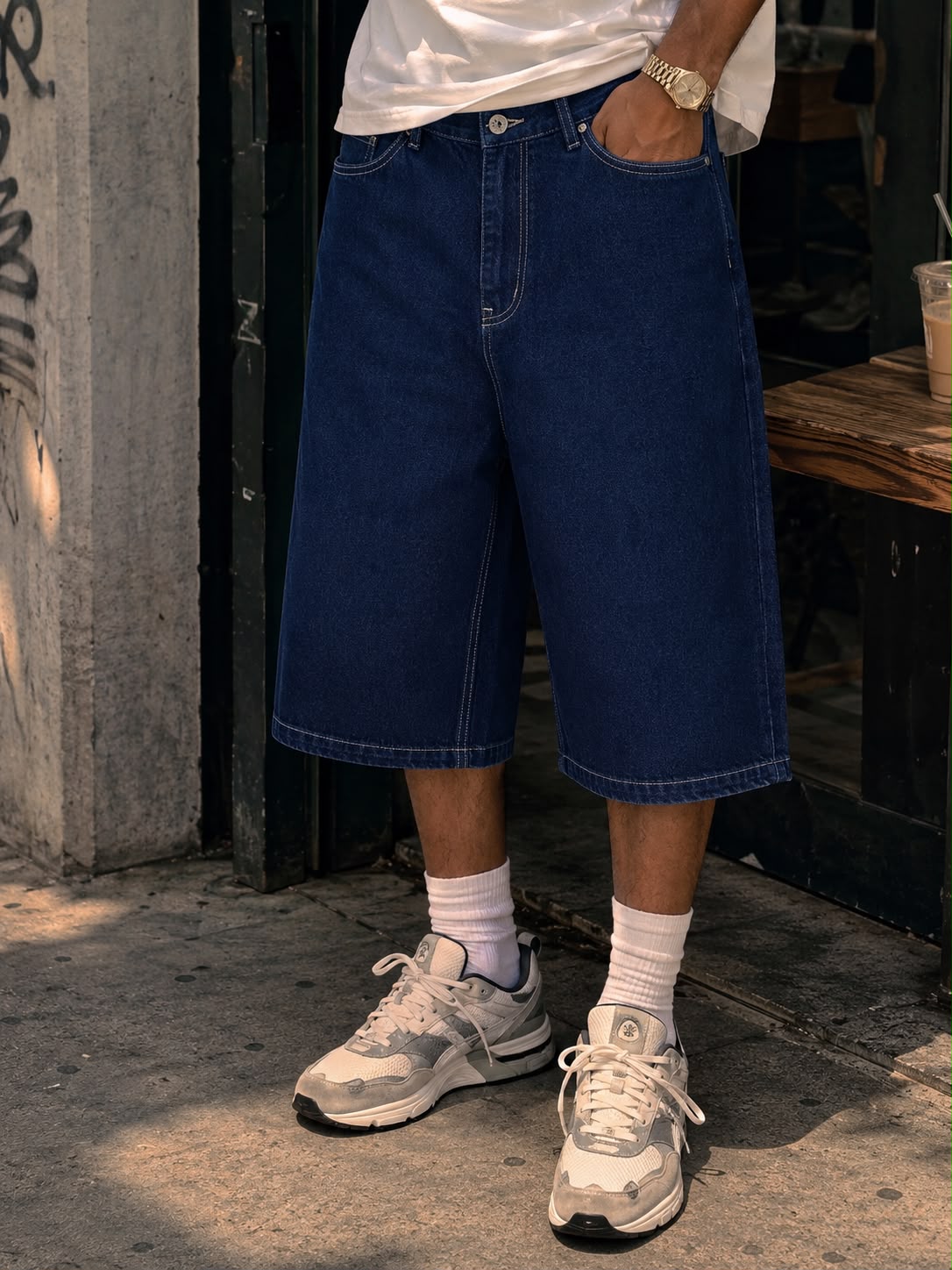 SHORT BAGGY BLEU BRUT