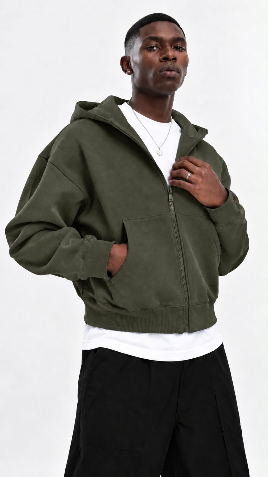 Basic Zipper Hoodie