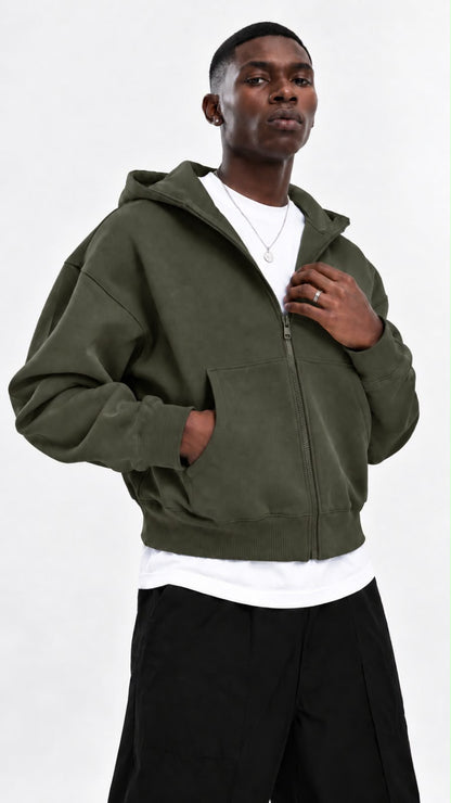Basic Zipper Hoodie