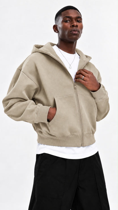 Basic Zipper Hoodie